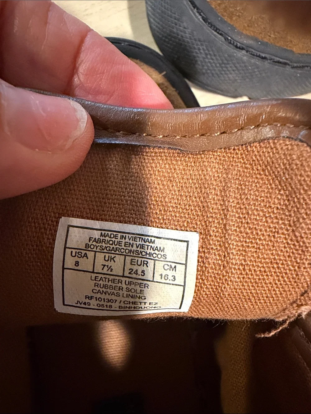Polo by Ralph Lauren Kids Tan Suede Velcro Moccasins